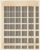 Title: b'Section B (Word situations) - 32 Possibilities (Key sheet No. 1)' | Date: (1970-71) | Technique: b'typewriter'