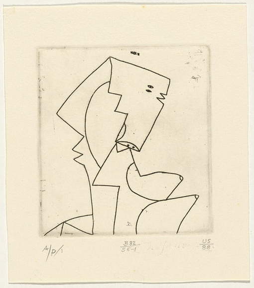 Artist: b'SELLBACH, Udo' | Title: b'not titled' | Date: 1960-80 | Technique: b'etching'