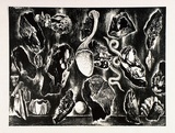 Artist: b'Waller, Ruth.' | Title: b'Dark matter.' | Date: 1992 | Technique: b'lithograph, printed in black ink, from one stone'