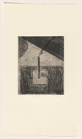 Title: b'Lamp' | Date: 1979 | Technique: b'etching and drypoint, printed in black ink, from one plate'