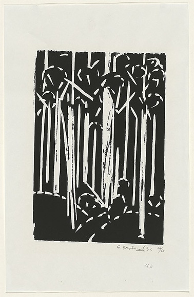 Artist: b'Grey-Smith, Guy' | Title: b'Forest II' | Date: 1975