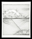 Artist: b'Jenkins, Bruce.' | Title: bGreeting card: Vision 'Big Leap Graphics': greeting card and envelope. | Date: 1980 | Technique: b'offset-lithograph, printed in black ink'