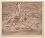 Artist: b'Hinder, Frank.' | Title: b'River bank [verso]' | Date: 1947 | Technique: b'lithograph, printed in brown ink, from one stone'