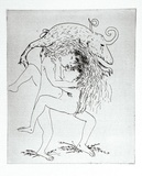 Artist: b'Stark, Peter.' | Title: b'Repudiation.' | Date: 1971 | Technique: b'etching, printed in black ink, from one plate' | Copyright: b'Reproduced with permission of Bundanon Trust'