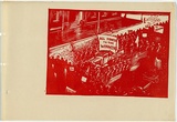 Artist: b'UNKNOWN, WORKER ARTISTS, SYDNEY, NSW' | Title: b'Not titled (all the power to the workers).' | Date: 1933 | Technique: b'linocut, printed in red ink, from one block'