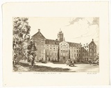 Artist: PLATT, Austin | Title: St Josephs College, Hunters Hill | Date: 1938 | Technique: etching, printed in black ink, from one plate