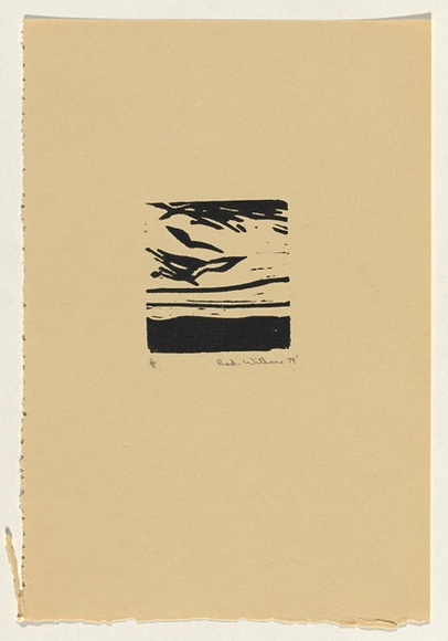 Artist: b'Withers, Rod.' | Title: b'Woodcut' | Date: 1979 | Technique: b'woodcut'