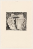 Title: b'Ginger jar and bowl 2' | Date: 1987 | Technique: b'etching and drypoint, printed in black ink, from one plate'