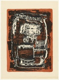 Artist: b'KING, Grahame' | Title: b'not titled I' | Date: 1962 | Technique: b'lithograph, printed in colour, from two stones [or plates]'