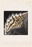 Artist: b'Wagapu, Eva.' | Title: b'Rijorijo.' | Date: 1996 | Technique: b'linocut, printed in colour, from multiple blocks'