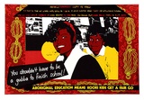 Artist: Ellis, Tanya. | Title: Aboriginal education means koori kids get a fair go | Date: 1987 | Technique: screenprint, printed in colour, from multiple stencils