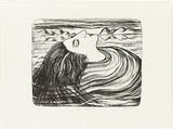 Title: Sea dreaming | Date: 2011 | Technique: lithograph, printed in black ink, from one stone