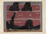 Title: not titled [enclosed head figures] | Date: 1966 | Technique: screenprint, printed in colour, multiple screens