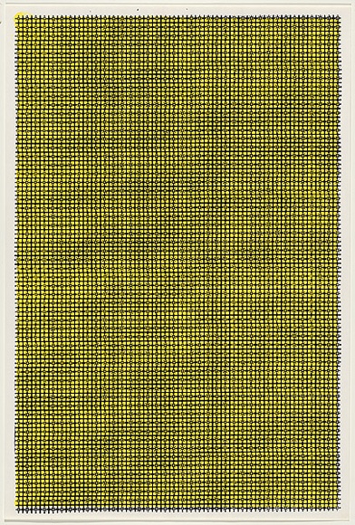 Artist: b'WORSTEAD, Paul' | Title: b'Starstruck' | Date: 1982 | Technique: b'screenprint, printed in colour, from two stencils in black and yellow inks' | Copyright: b'This work appears on screen courtesy of the artist'