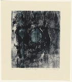 Artist: b'KING, Grahame' | Title: b'Forest image' | Date: 1964 | Technique: b'lithograph, printed in colour, from two stones [or plates]'