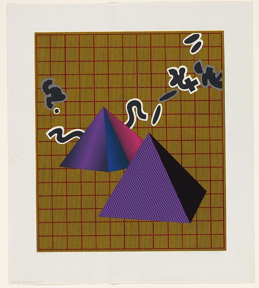 Artist: b'LEACH-JONES, Alun' | Title: b'Affinities' | Date: 1971 | Technique: b'screenprint, printed in colour, from multiple stencils' | Copyright: b'Courtesy of the artist'