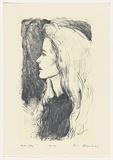 Artist: b'AMOR, Rick' | Title: b'MW' | Date: 1991 - 1992, November - January | Technique: b'lithograph, printed in colour, from two plates' | Copyright: b'Image reproduced courtesy the artist and Niagara Galleries, Melbourne'