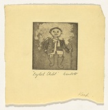 Artist: Wienholt, Anne. | Title: English child | Date: 1947 | Technique: engraving and aquatint, printed in black ink, from one copper plate