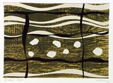 Artist: Croston, Doug | Title: Bush creek. | Date: August 1974 | Technique: screenprint, printed in colour, from five stencils | Copyright: Courtesy of the artist