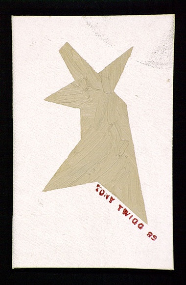 Artist: TWIGG, Tony | Title: Shadow, tango, sculpture [Grey/beige abstract form on the cover] (Book of 20 leaves containing 19 illustrations). | Date: 1983 | Technique: stamped print
