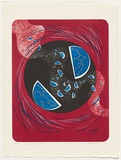 Artist: RADO, Ann | Title: We are but a mouth | Date: 1998, May | Technique: lithograph, printed in colour, from three stones