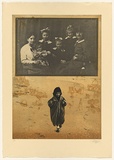 Artist: SCHMEISSER, Jorg | Title: Aya and Hiobachan [Aya and great grand-mother] (b) | Date: 1980 | Technique: photo-etching, aquatint and transfer, printed in colour, from two plates; Japanese seals | Copyright: © Jörg Schmeisser