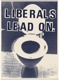 Artist: b'Dorczak, Stasiu.' | Title: b'Poster: Liberals lead on.' | Date: 1980 | Technique: b'screenprint' | Copyright: b'\xc2\xa9 Stasiu Dorczak'