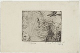 Artist: b'Cilento, Margaret.' | Title: b'Icarus.' | Date: 1949 | Technique: b'engraving and foul biting, printed in black ink with plate-tone, from one plate'