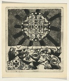 Title: b'Panel for the seven days of creation 3' | Date: c.1965 | Technique: b'etching and aquatint, printed in black ink, from one plate'
