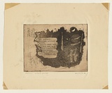 Title: b'Poem' | Date: 1953 | Technique: b'etching, printed in brown ink, from one plate'