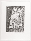 Artist: Longley, Dianne. | Title: Temporal enchantment. | Date: 1988 | Technique: etching, printed in black ink, from one plate