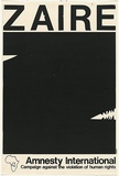 Artist: b'Gibson.' | Title: b'Zaire - Amnesty International' | Date: (1978-80) | Technique: b'screenprint'