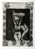 Artist: SHEARER, Mitzi | Title: The fruits of our labour | Date: 1980 | Technique: etching and aquatint, printed in black ink, from one plate