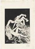 Artist: b'BOYD, Arthur' | Title: b'variant- (breaking waves).' | Date: 1973-74 | Technique: b'etching, printed in black ink, from one plate' | Copyright: b'Reproduced with permission of Bundanon Trust'