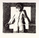 Artist: Kelly, William. | Title: Portrait study | Date: 1982 | Technique: lithograph | Copyright: © William Kelly