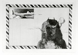 Artist: SHOMALY, Alberr | Title: Airmail series 2 | Date: 1973 | Technique: etching and aquatint, printed in black ink, from one plate