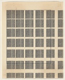 Title: Section B (Word situations) - 32 Possibilities (Key sheet No. 1) | Date: (1970-71) | Technique: typewriter