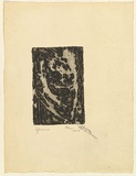 Artist: b'Halpern, Stacha.' | Title: b'not titled [Carcass]' | Date: 1958 | Technique: b'etching, printed in black ink, from one plate'