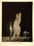 Artist: b'LINDSAY, Lionel' | Title: b'Herodiade in the mirror' | Date: 1919 | Technique: b'etching, aquatint and burnishing, printed in warm black ink, from one plate' | Copyright: b'Courtesy of the National Library of Australia'