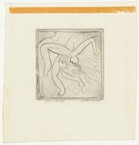 Artist: BOYD, Arthur | Title: Birth of Venus. | Date: 1960-70 | Technique: etching, printed in black ink, from one plate | Copyright: Reproduced with permission of Bundanon Trust