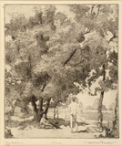 Artist: b'FEINT, Adrian' | Title: b'The bathers.' | Date: 1922 | Technique: b'etching, printed in black ink, from one plate' | Copyright: b'Courtesy the Estate of Adrian Feint'