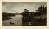 Artist: b'LINDSAY, Lionel' | Title: b'Cordova' | Date: 1920 | Technique: b'aquatint, printed in black ink, from one plate' | Copyright: b'Courtesy of the National Library of Australia'