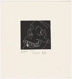Artist: b'Quilty, Ben.' | Title: b'Three.' | Date: 2006 | Technique: b'relief-etching, printed in black ink, from one plate'