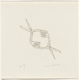 Artist: b'White, Susan Dorothea.' | Title: b'To cut both ways' | Date: 1983 | Technique: b'lithograph, printed in black ink, from one stone [or plate]'