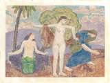 Artist: BUNNY, Rupert | Title: Phantasy. | Date: 1920 | Technique: monotype, printed in colour, from one zinc plate
