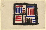 Artist: b'Nolan, Sidney.' | Title: b'Abstract' | Date: c1939 | Technique: b'monotype'