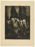 Artist: Dyson, Will. | Title: New York: Alas poor Bacchus. | Date: c.1929 | Technique: drypoint, printed in black ink, from one plate