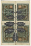 Artist: b'HALL, Fiona' | Title: b'Fraxinus excelsior - Ash (German currency)' | Date: 2000 - 2002 | Technique: b'gouache' | Copyright: b'\xc2\xa9 Fiona Hall'