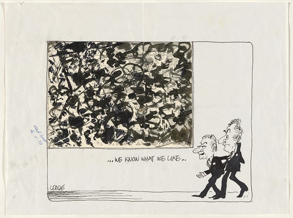 Artist: b'Lodge, Michael.' | Title: b'Cartoon on the National Gallery from The Australian'