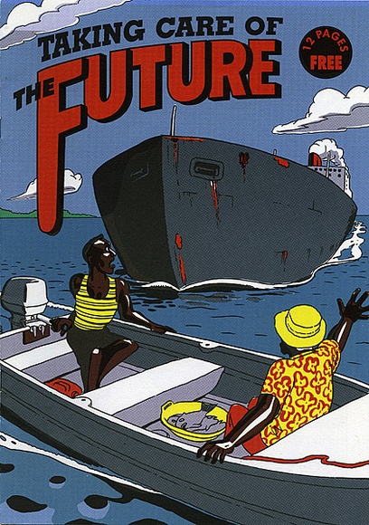 Title: b'Taking care of the future' | Date: 1990 | Technique: b'off-set lithograph'